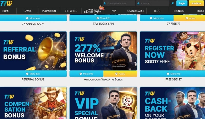 77W promotions