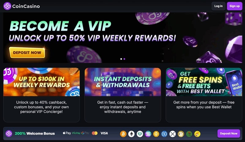 CoinCasino promotions